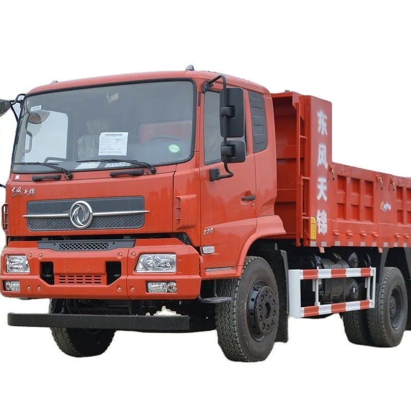 240 HP Dongfeng Dump Truck 4x2 Direção à esquerda 2 passageiros Perfeito para construção