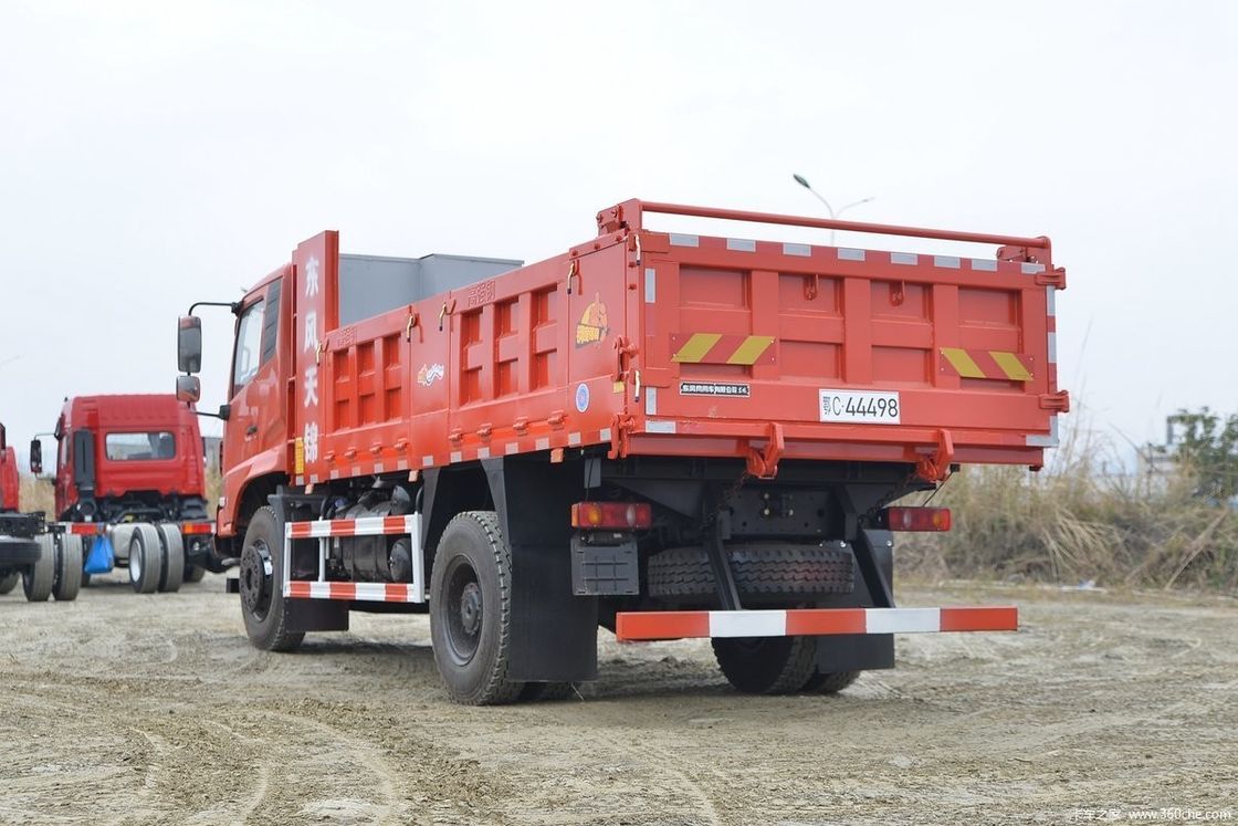 240 HP Dongfeng Dump Truck 4x2 Direção à esquerda 2 passageiros Perfeito para construção