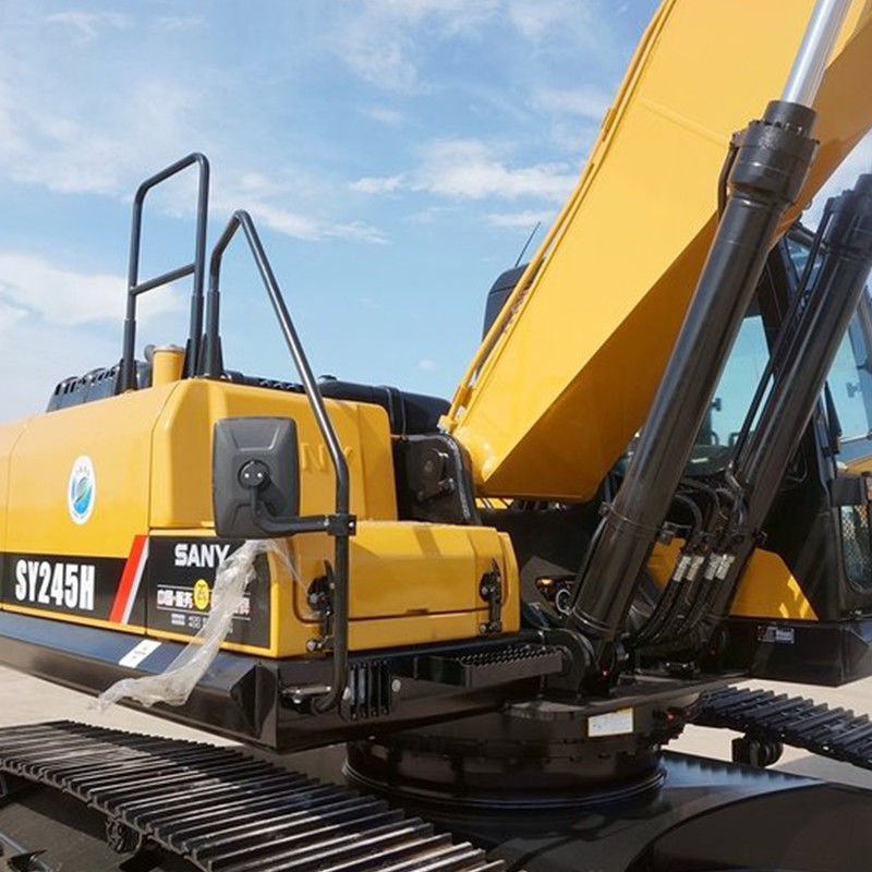 SANY SY245H 24 toneladas usado Excavator Crawler na fábrica de fabricação com cor amarela