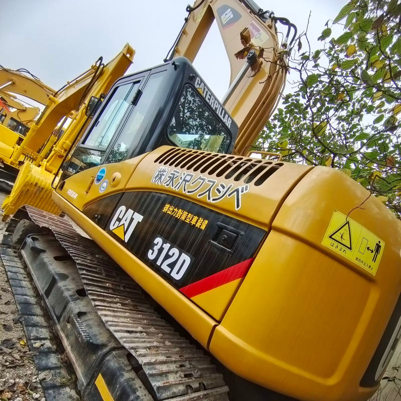 90% Caterpillar Cat 312D Excavadora em boas condições para máquinas de construção