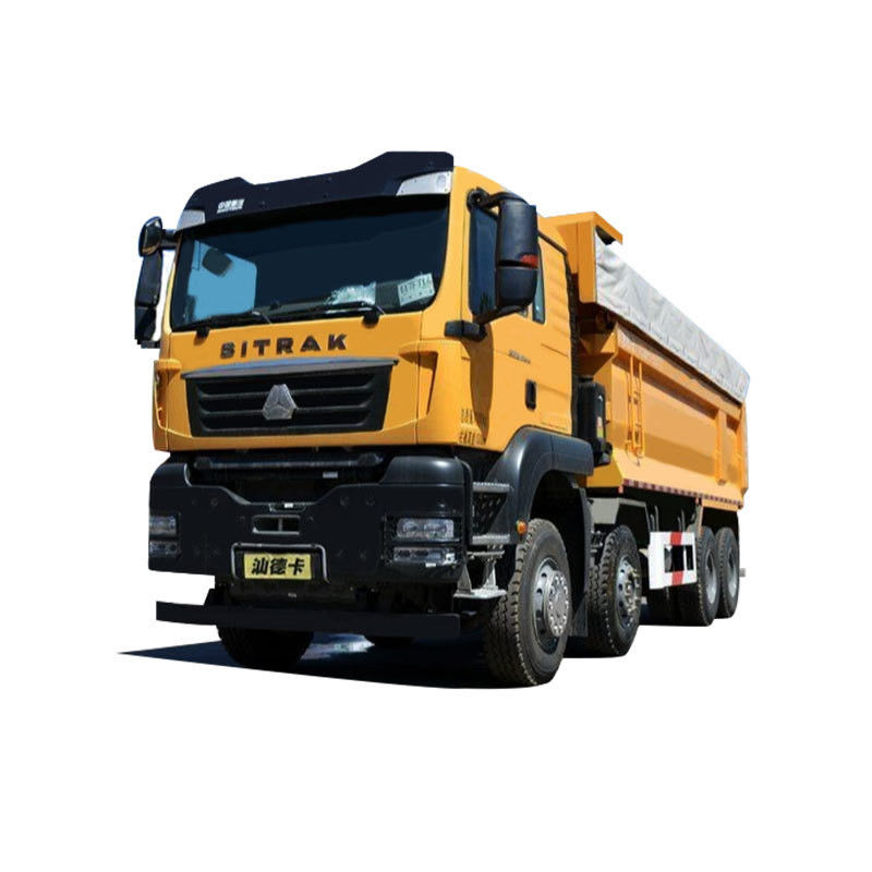 Capacidade de carga de 16 toneladas SITRAK G7W 8x4 400HP Carrinho de descarga com desvio sem controle de velocidade