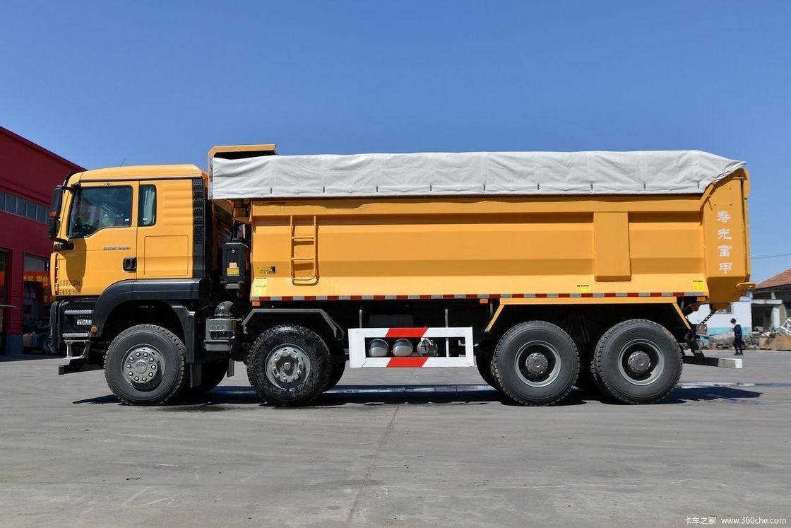 Capacidade de carga de 16 toneladas SITRAK G7W 8x4 400HP Carrinho de descarga com desvio sem controle de velocidade