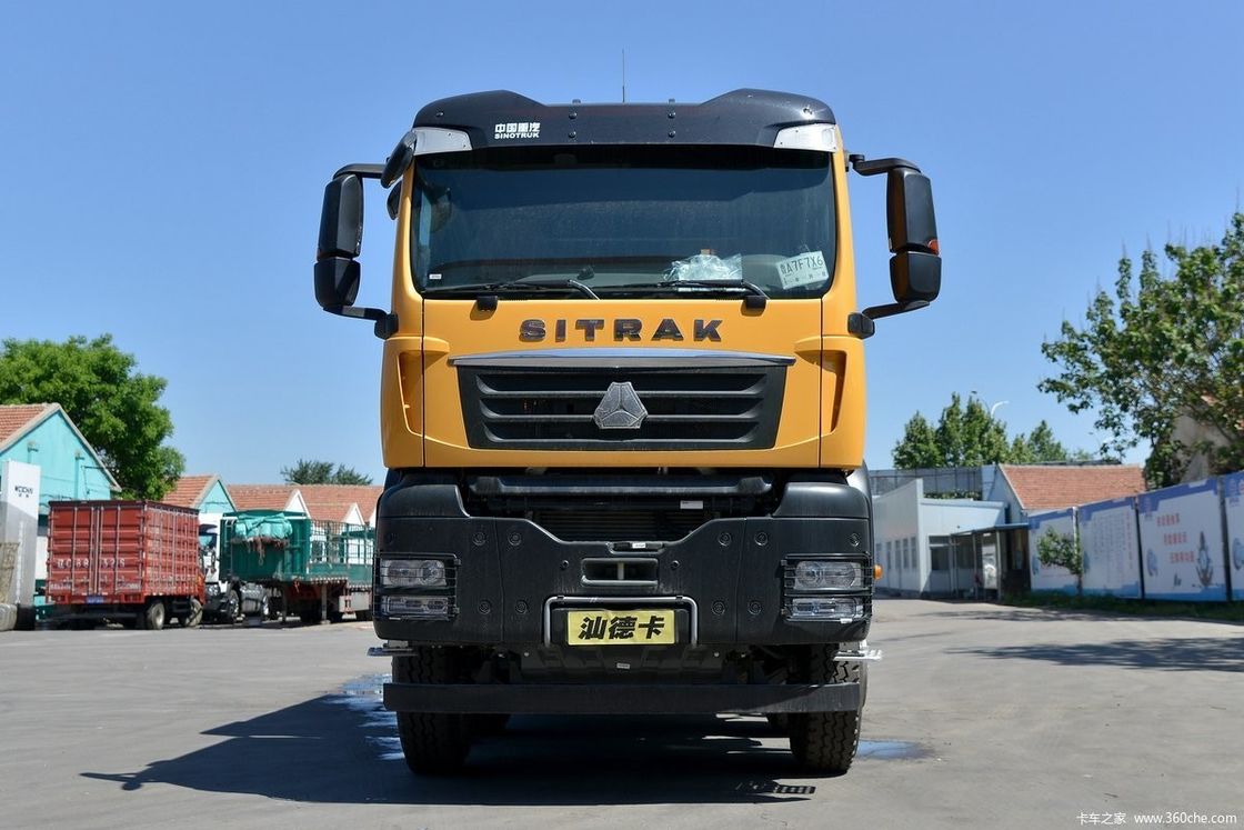 Capacidade de carga de 16 toneladas SITRAK G7W 8x4 400HP Carrinho de descarga com desvio sem controle de velocidade