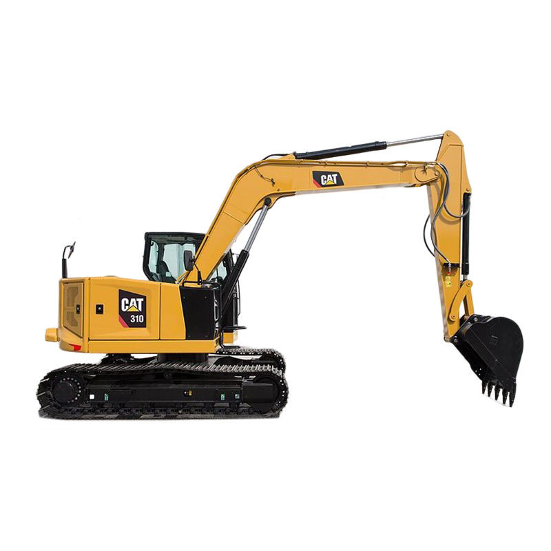 Caterpillar 310 Mini Excavadora Hidráulica de Rodagem com Grampos de Log e Bomba Hidráulica Eaton