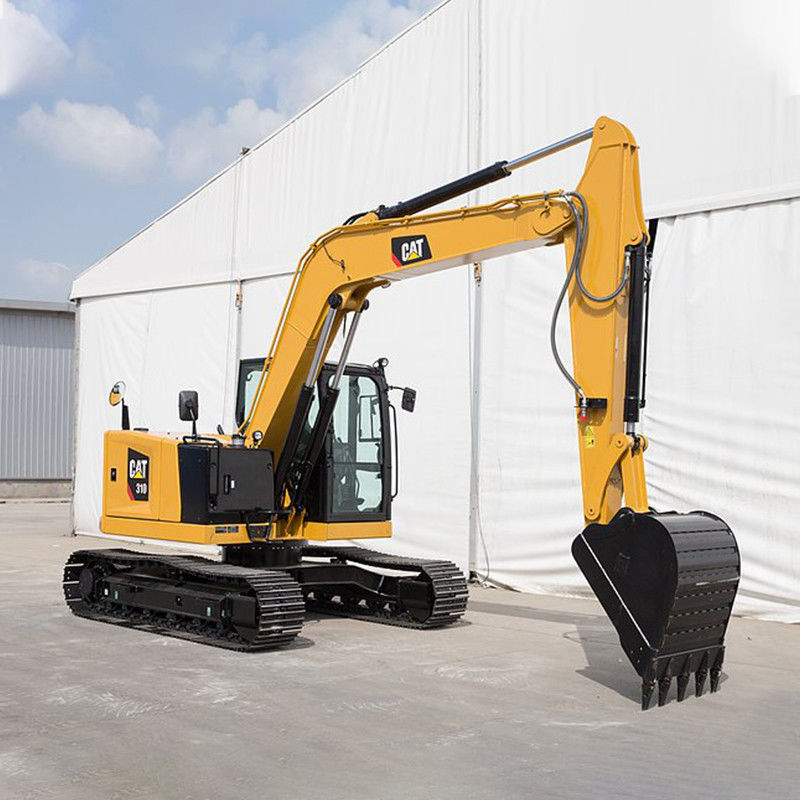 Caterpillar 310 Mini Excavadora Hidráulica de Rodagem com Grampos de Log e Bomba Hidráulica Eaton