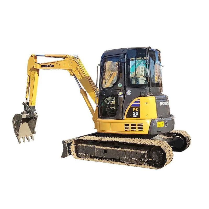 Cor original Em bom estado Komatsu PC55 Mini Track Excavador de Lagosta Usado
