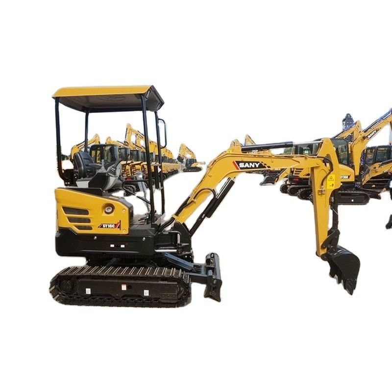 Excavadora mini SY16C de 1850 kg e 1 tonelada com motor Yanmar e ponto de venda único