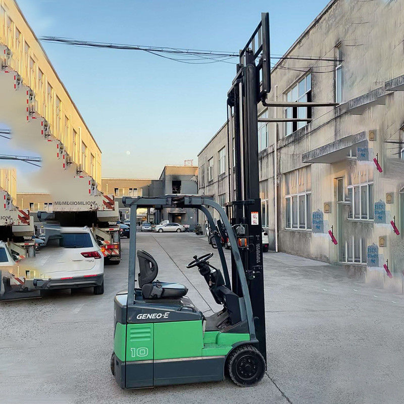 Toyota usada 1 tonelada em empilhadeira elétrica 48V comprimento do garfo 1070 armazenamento de material de manuseio