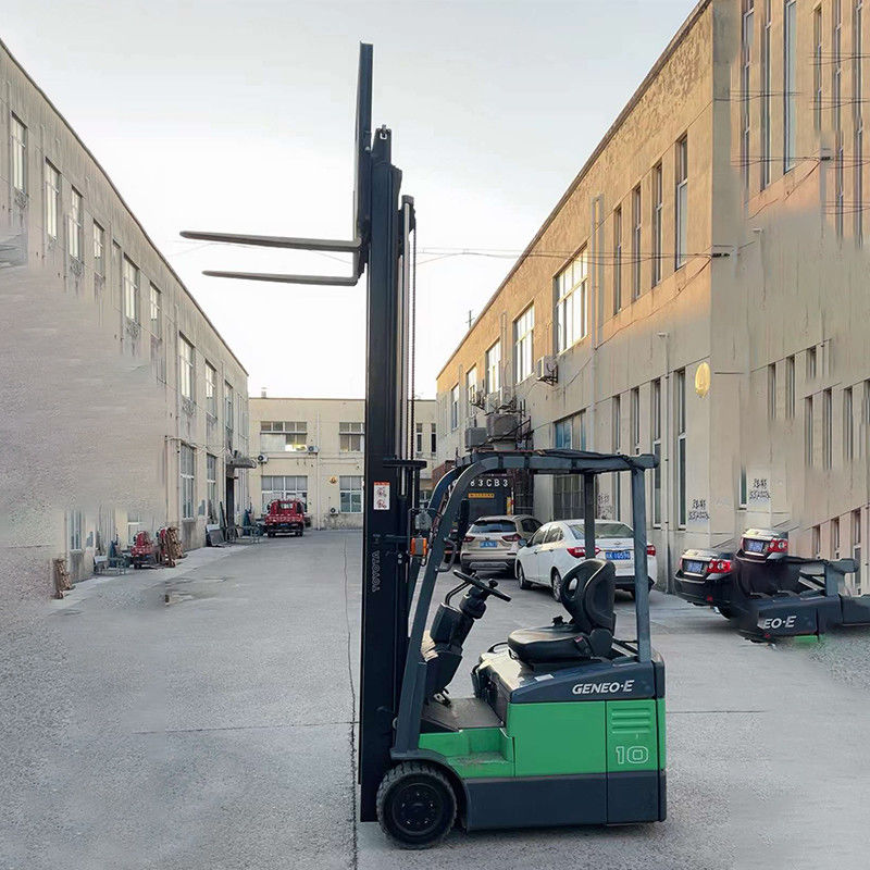 Toyota usada 1 tonelada em empilhadeira elétrica 48V comprimento do garfo 1070 armazenamento de material de manuseio