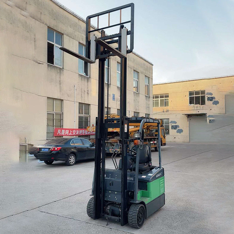 Toyota usada 1 tonelada em empilhadeira elétrica 48V comprimento do garfo 1070 armazenamento de material de manuseio