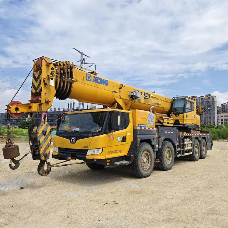 Amarelo Guindaste hidráulico usado de 50 toneladas para camião QY25K5-I QY25KD QY25K 33m Altura de elevação