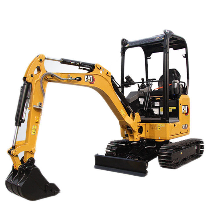 Cat. 301.7CR 2 toneladas Mini Excavadora de rolagem usada com profundidade máxima de escavação de 2350 mm