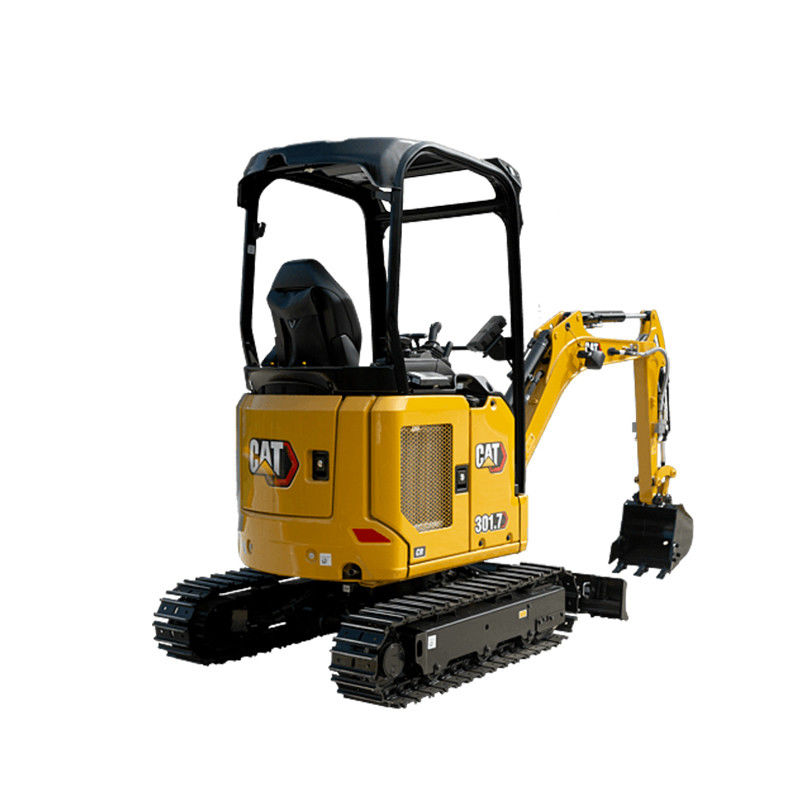 Cat. 301.7CR 2 toneladas Mini Excavadora de rolagem usada com profundidade máxima de escavação de 2350 mm