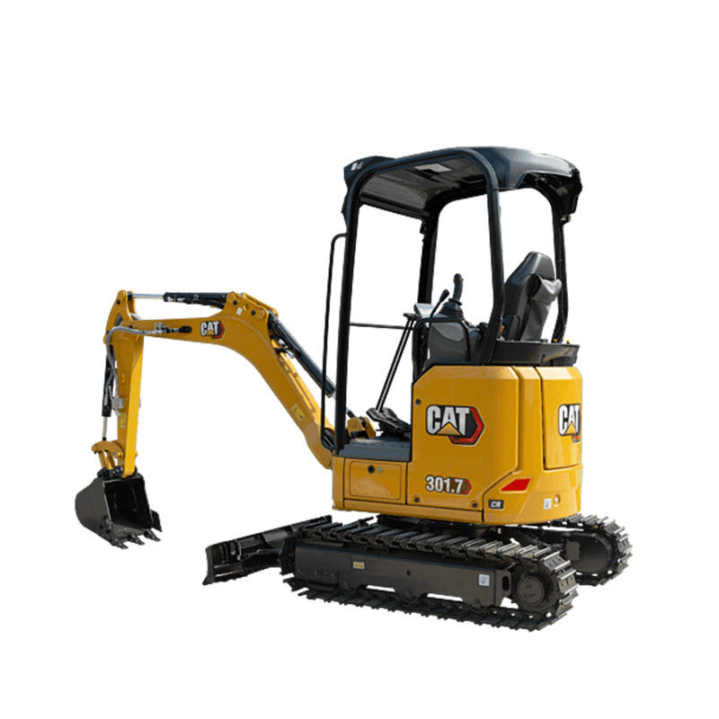 China Cat 301.7CR Mini Excavatora de 2 toneladas fabricada diretamente com raio máximo de escavação de 2400 mm