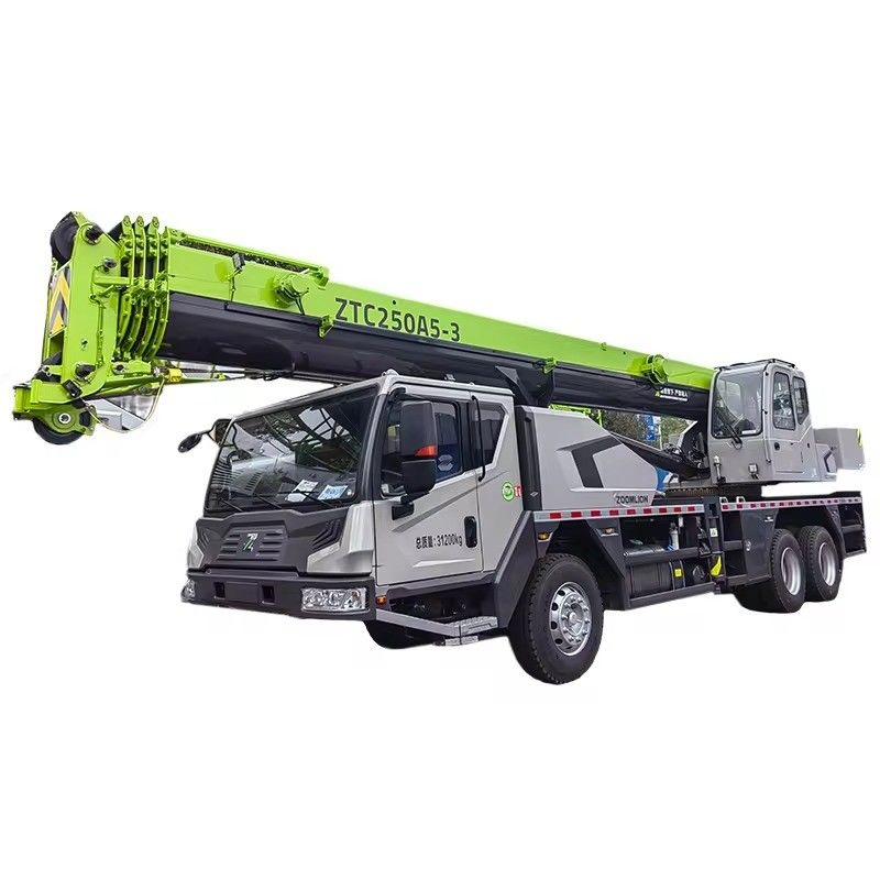 Guindastes móveis de 25 toneladas Zoomlion Guindastes de camiões de 50 toneladas com cilindro hidráulico Bosch Rexroth