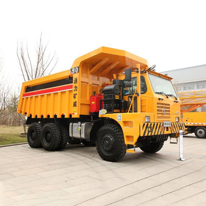 Caminhão de descarga de minas de 340 cv com capacidade de tanque de combustível de 500-600 l e capacidade de carga de 60-70 toneladas