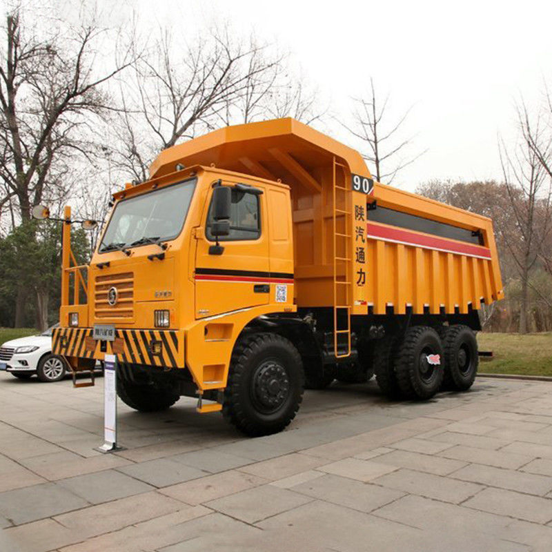 Caminhão de descarga de minas de 340 cv com capacidade de tanque de combustível de 500-600 l e capacidade de carga de 60-70 toneladas