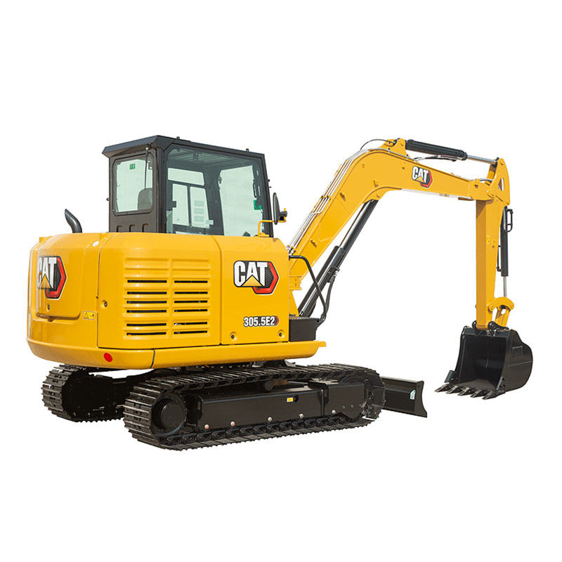 Excavadora Mini Usada de 5 toneladas diretamente pelo proprietário Cat 305.5E2 Mini Excavadora Crawler