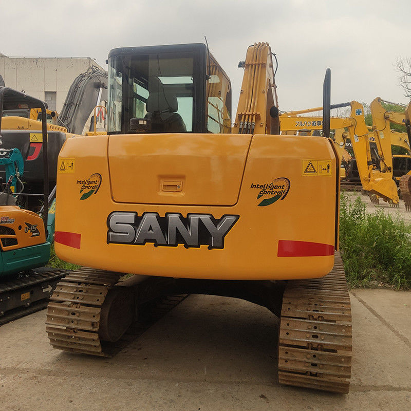 7Excavadora Sany SY75C com motor ISUZU e outra bomba hidráulica