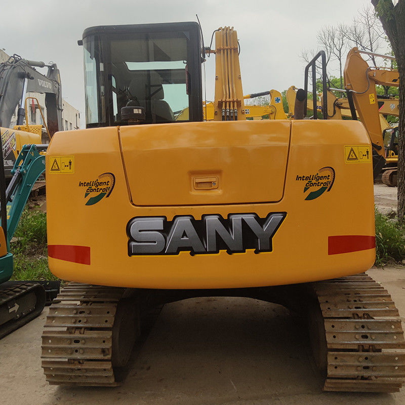 7Excavadora Sany SY75C com motor ISUZU e outra bomba hidráulica
