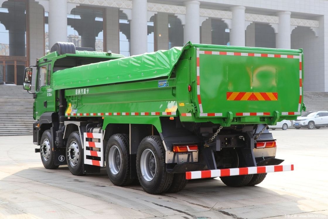 6x4 400HP Shacman Dump Truck com capacidade do motor 8L e 12.00R20 18PR pneus