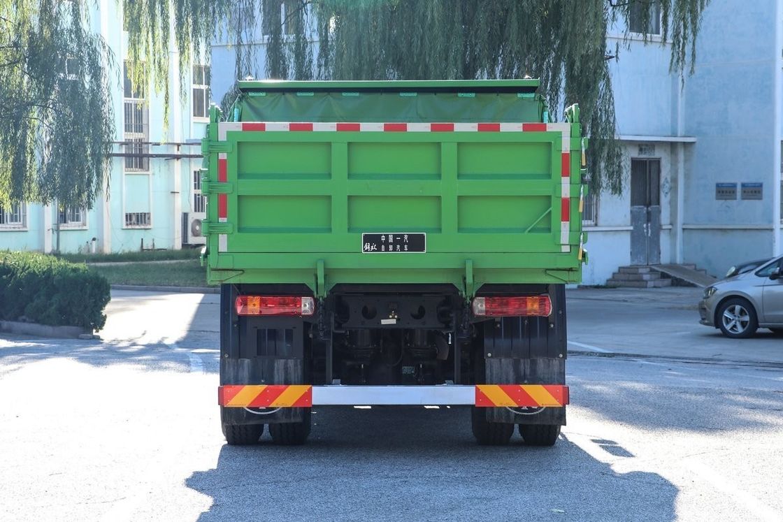 Caminhão de descarga de 200 HP FAW 4x2 com caixa de transmissão manual e tanque de combustível de alta capacidade