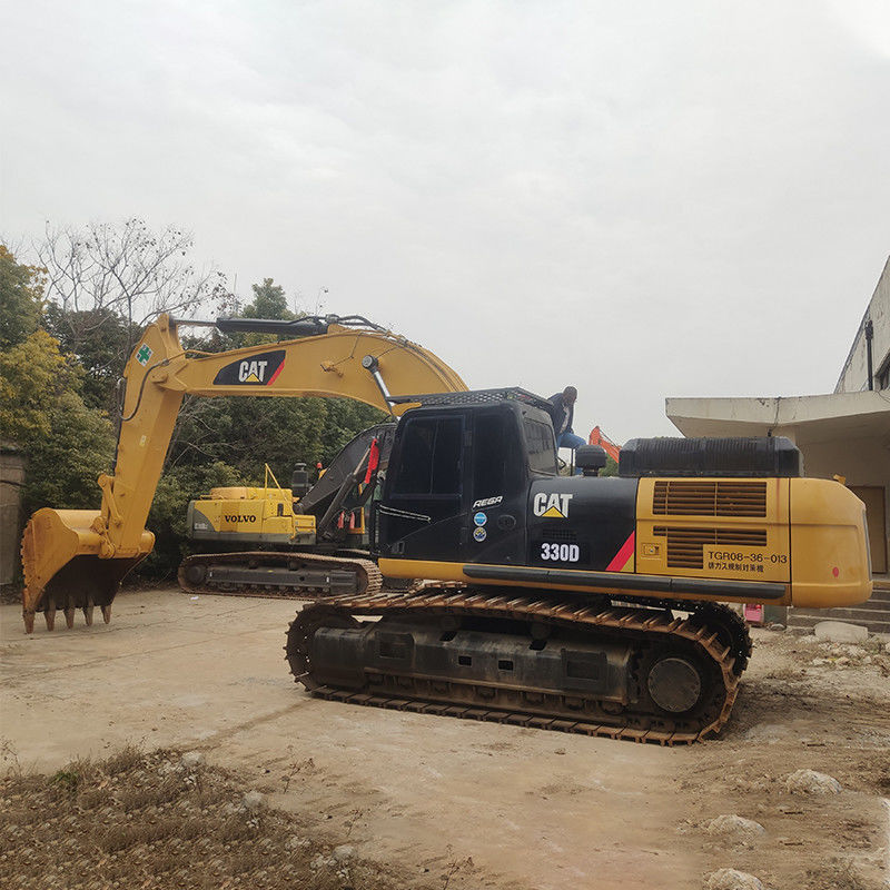 36.5/2400kw/rpm Excavadora CAT 330 de segunda mão para projetos de paisagismo pesado