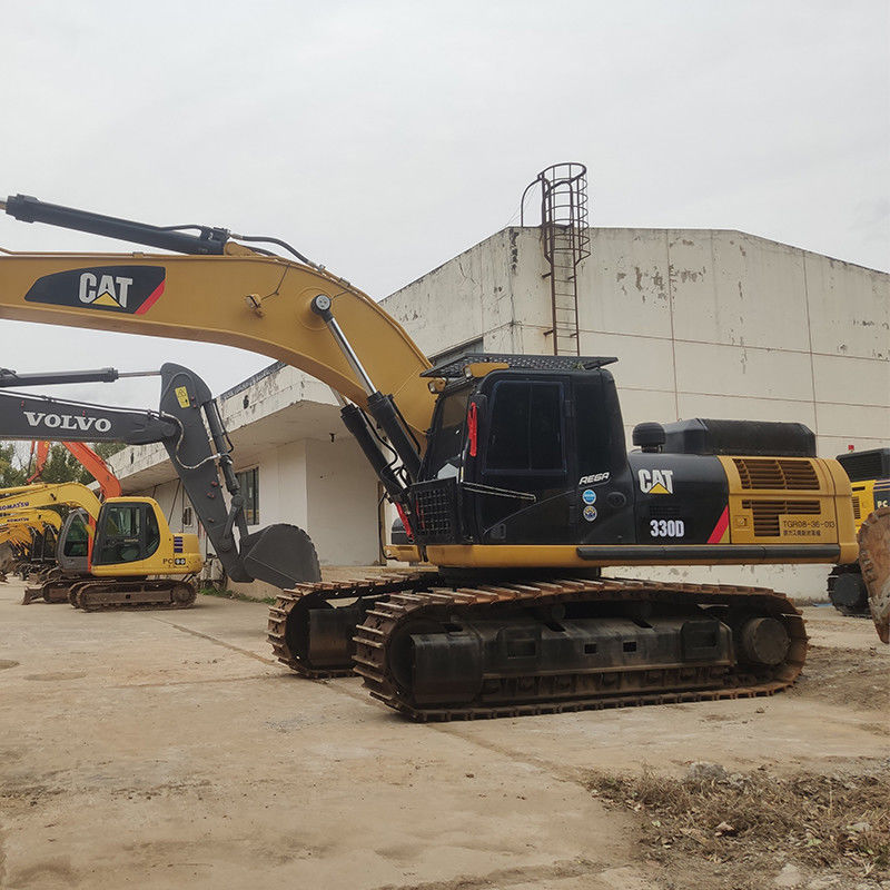 36.5/2400kw/rpm Excavadora CAT 330 de segunda mão para projetos de paisagismo pesado