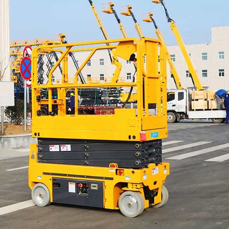 Elevador portátil de tesoura 1550 kg Ferramentas de elevação de plataformas de trabalho móveis e elétricas de trabalho pesado