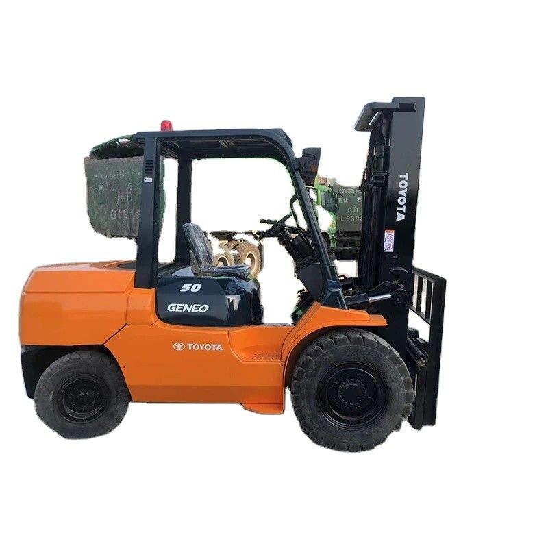 Caminhão elevador elétrico sem deslizamento com pneus off-road com motor Toyota e 1,5 t, 3 t e 5 t