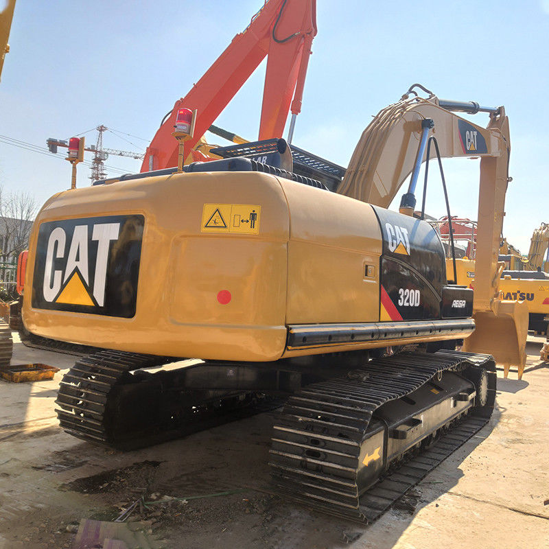 Cor original 20 toneladas Excavadora de gato de lagarta usada 320d com horas de trabalho 4001-6000