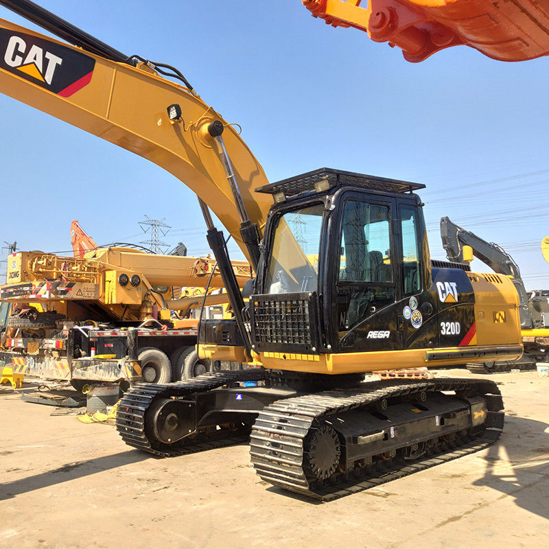 Cor original 20 toneladas Excavadora de gato de lagarta usada 320d com horas de trabalho 4001-6000