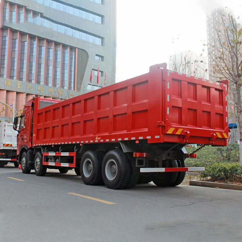 HOWO Sinotruck 8*4 Drive Dump Truck para Engenharia Transporte Ar condicionado manual