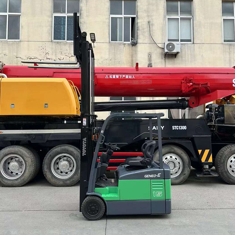 Carregamento de empilhadeira elétrica 1.5Ton 1070mm comprimento do enpilhadeiro Toyota usado elevador móvel de enpilhadeira