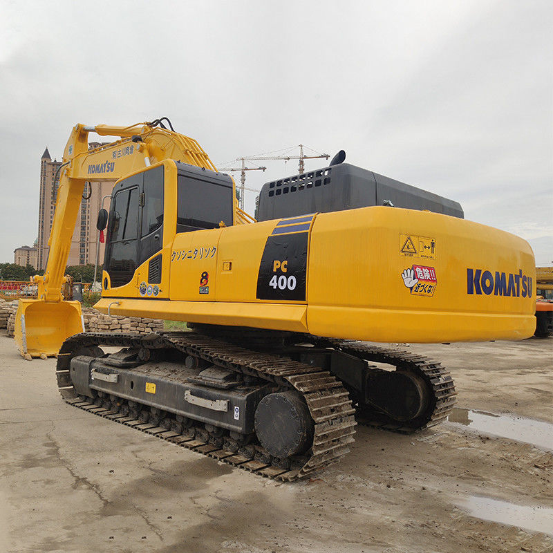40 toneladas de peso operacional usado Komatsu PC400-8 Grande escavadeira hidráulica com desempenho
