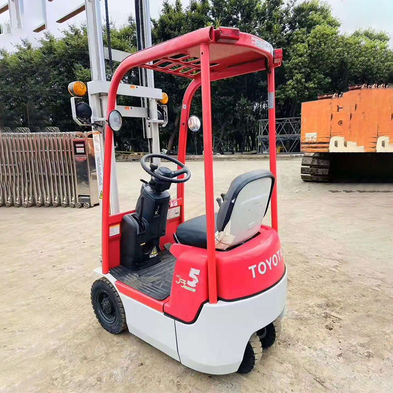 0.5 toneladas Toyota Usado caminhão elétrico de empilhadeira com 125 largura de garfo e 1070 comprimento de garfo