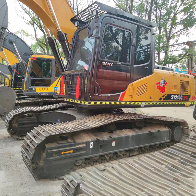Motor original 21,5 toneladas Sany SY215 Excavadora Crawler Usado Sany215 Excavadora