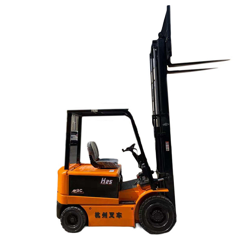 Mini Compact Electric Forklift 2,5 toneladas 2 portas de estrutura para 150m largura de garfo em produção