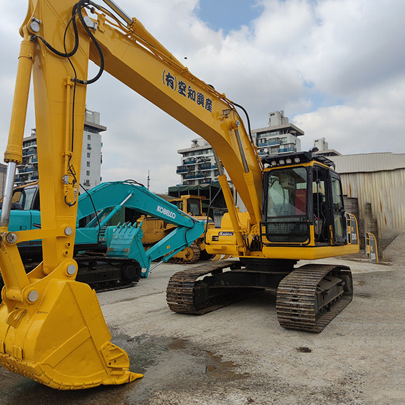 20 toneladas de peso operacional Komatsu PC200 escavadeira com cor original de segunda mão