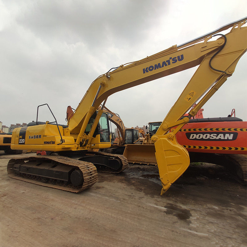 Best-seller Komatsu PC220-7 Excavadora de rastreador de pistão variável Tipo de bomba principal