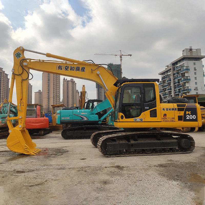 Construção 2017 Usada Komatsu PC200-8 Excavadora de Crawler com 110 e 110 Capacidade