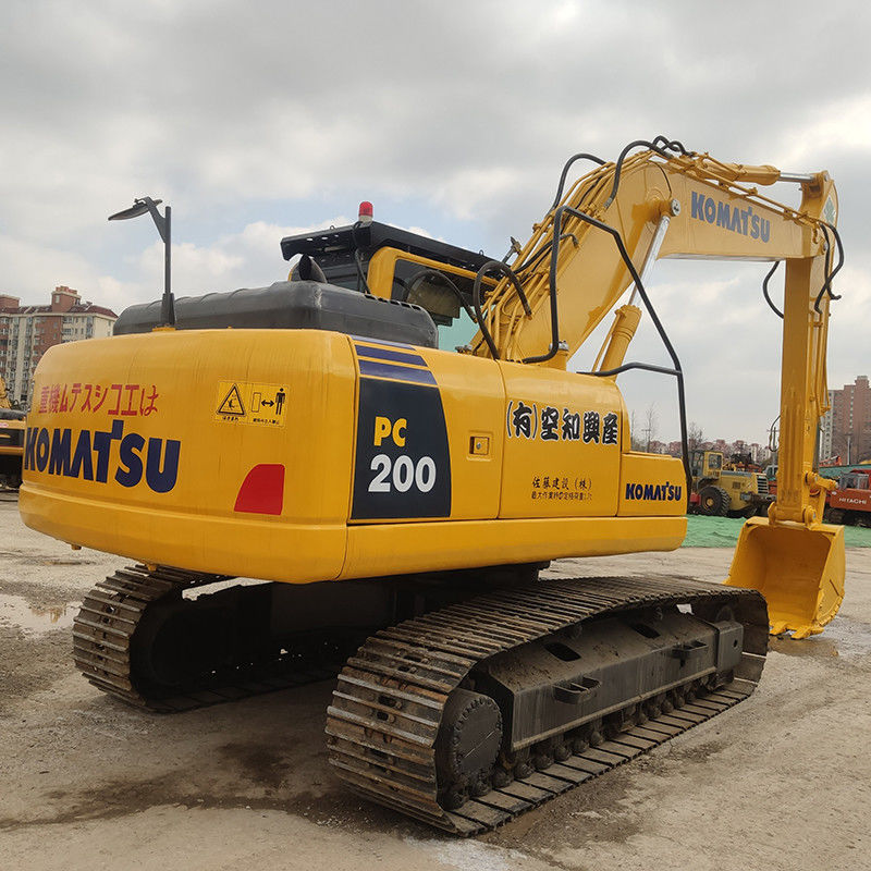 Construção 2017 Usada Komatsu PC200-8 Excavadora de Crawler com 110 e 110 Capacidade