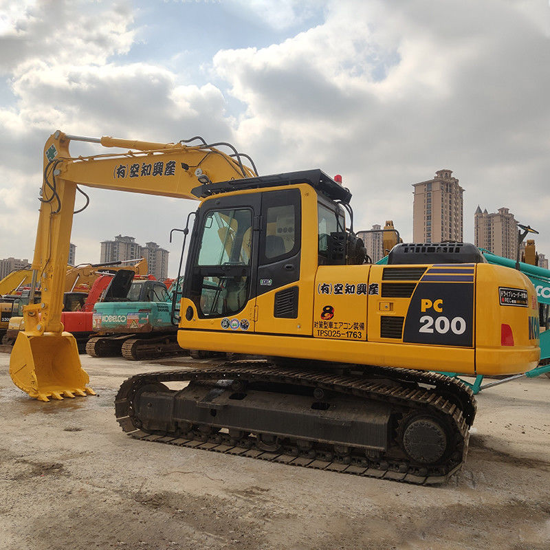 Construção 2017 Usada Komatsu PC200-8 Excavadora de Crawler com 110 e 110 Capacidade