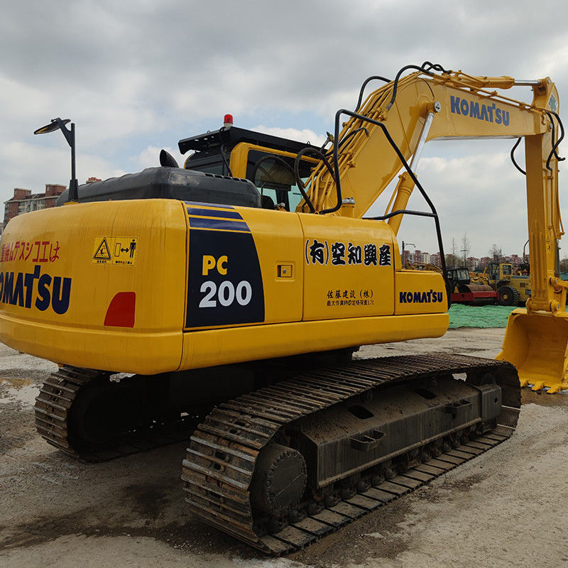 Construção 2017 Usada Komatsu PC200-8 Excavadora de Crawler com 110 e 110 Capacidade