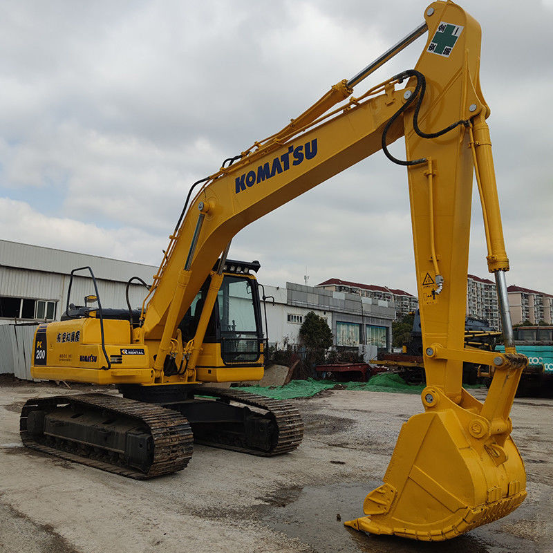Tanque de combustível de 400L 22 toneladas 20 toneladas Komatsu PC200-8 Excavadora de rastreamento para projetos de movimentação de terra