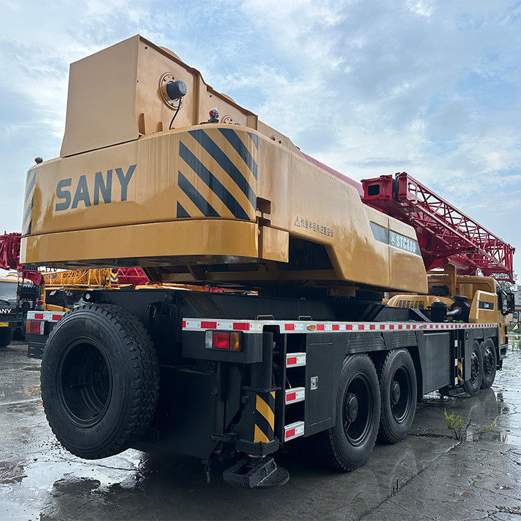 Capacidade de elevação máxima de 75 toneladas Sany usado guindaste móvel para trabalhos pesados de construção