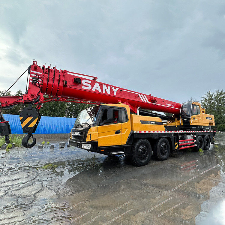 Capacidade de elevação máxima de 75 toneladas Sany usado guindaste móvel para trabalhos pesados de construção
