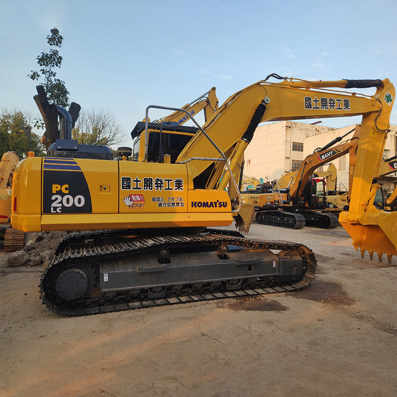 2017 Ano usado Komatsu PC200 Excavator 20 Ton Crawler Excavator com motor original