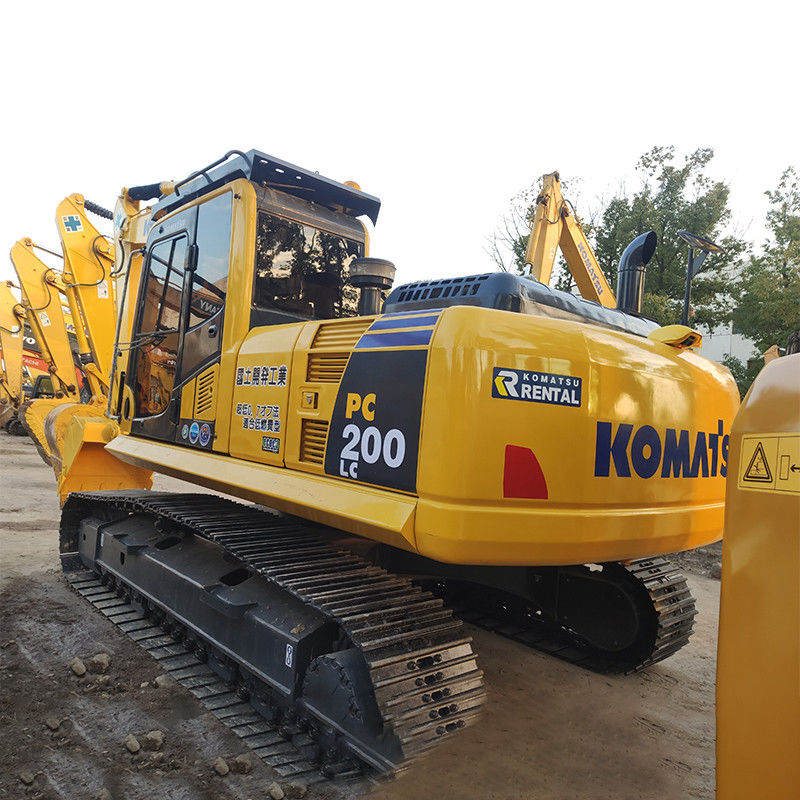 2017 Ano usado Komatsu PC200 Excavator 20 Ton Crawler Excavator com motor original