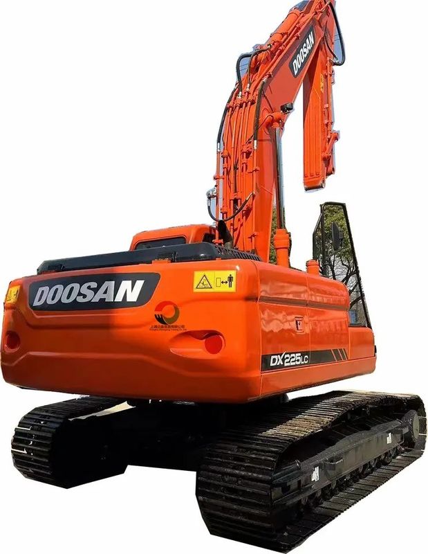 Radius máximo de escavação 10705 mm 110 kw Boa condição Excavadora Doosan DX225 LC Crawler Digger